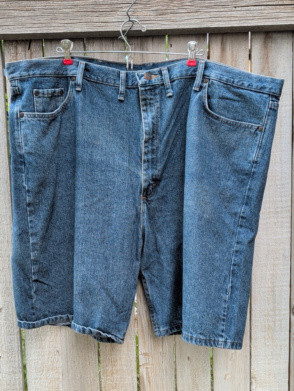 Wrangler Denim Jean Shorts with Red Logo Tab 48 Mens